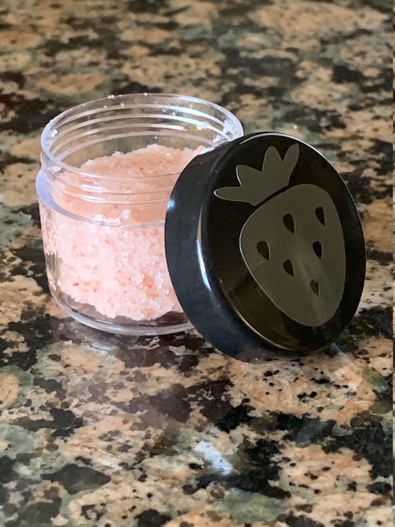 Pink Himalayan Salt Body Scrub Sample Jar: Exfoliating Skin Care