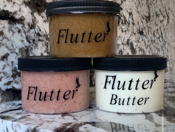 Handmade Vegan Skincare Bundle: Honey Face Scrub, Himalayan Salt Body Scrub