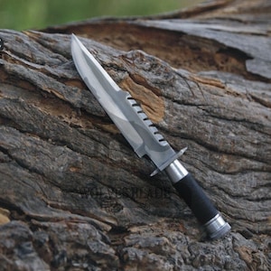 Handmade D2 Steel Commando Knife / Camping Knife / Trending Knife/  Birthday Gift / Anniversery Gift With Leather Cover