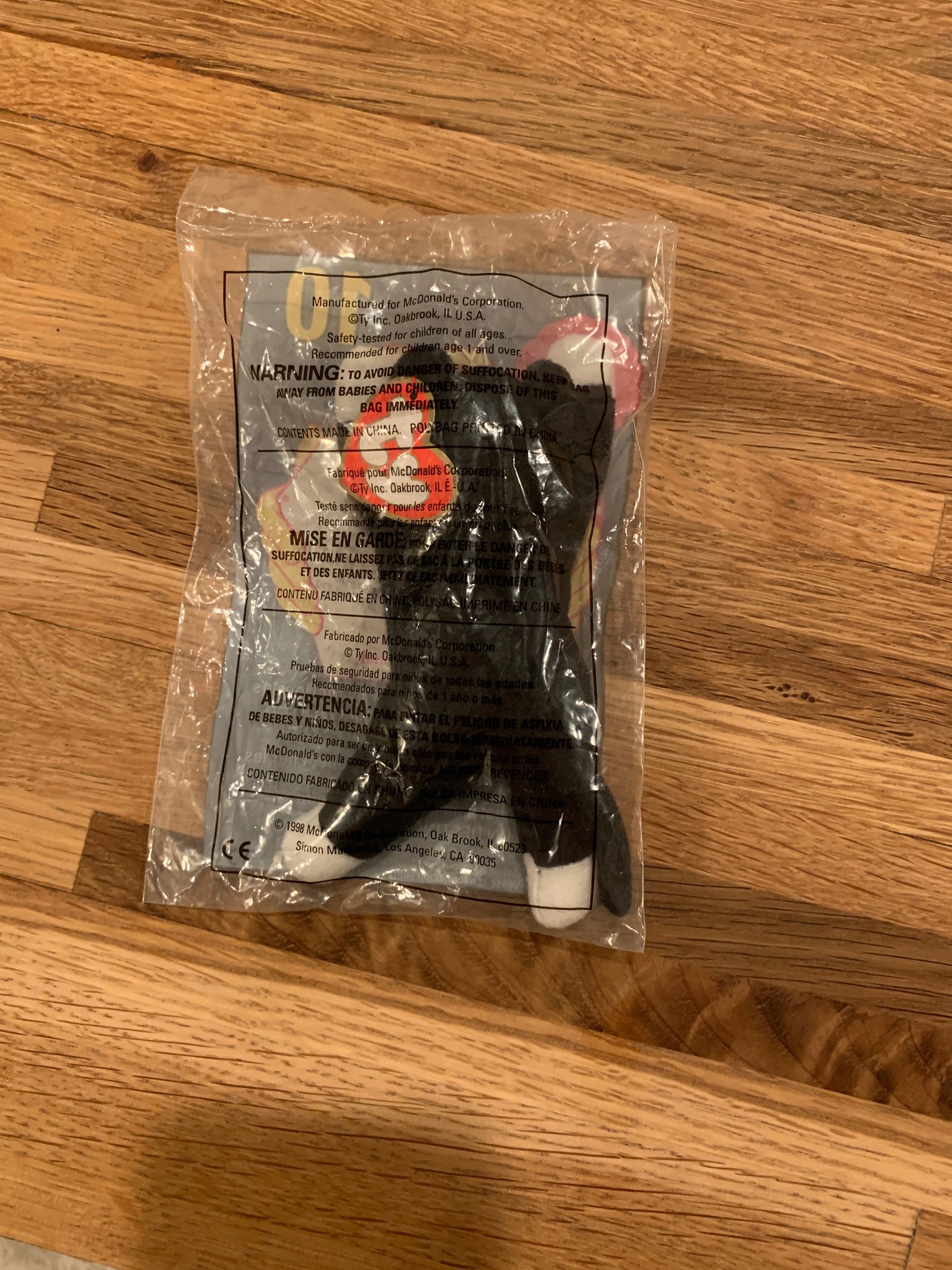 Vintage 1998 McDonald's Zip the Cat Ty Teenie Beanie Baby Etsy