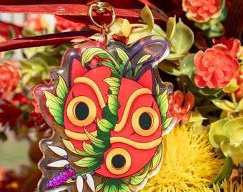 Mononoke Mask Keychain
