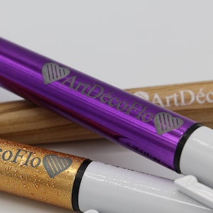 Stylo 4 couleurs personnalisable Shine (Violet)