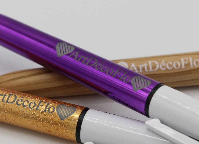 Stylo 4 couleurs personnalisable Shine (Violet)