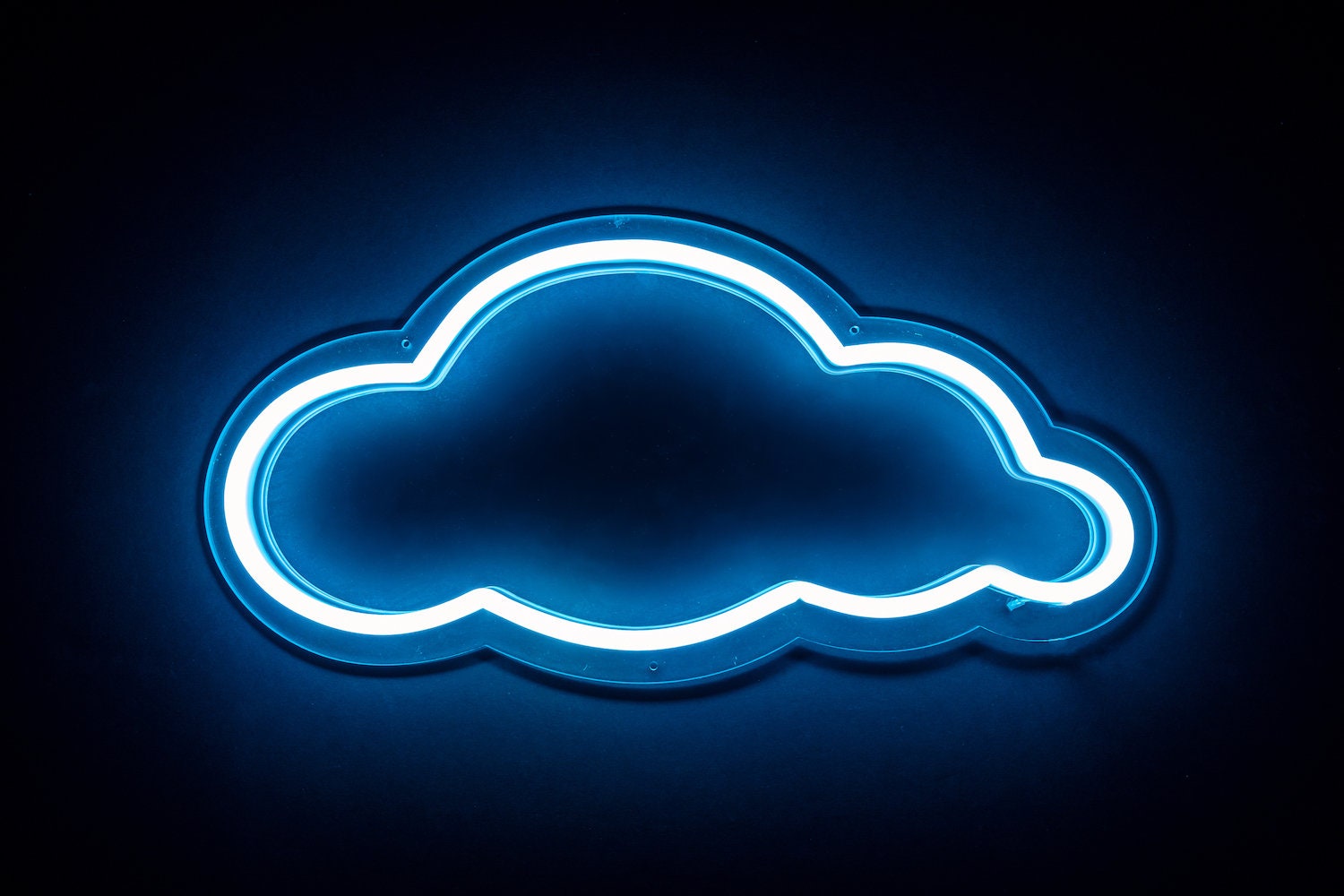 Blue Cloud Neon LED sign/wall art Etsy