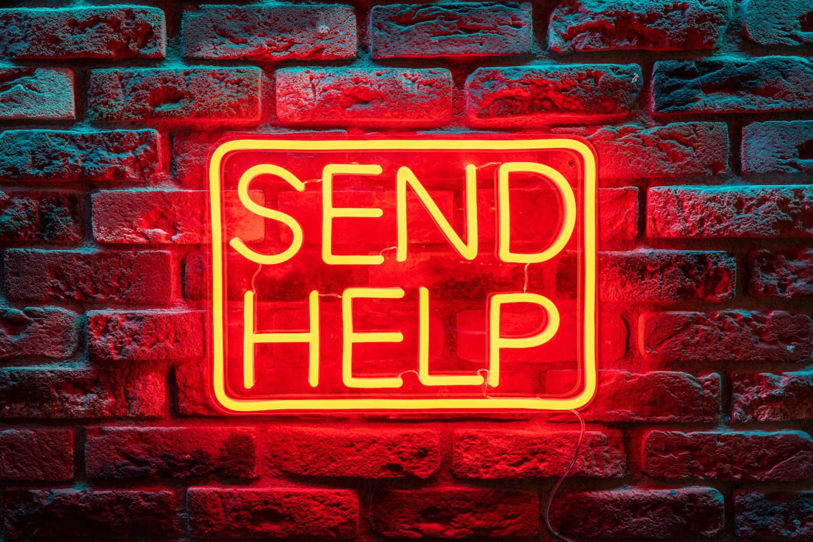Send Help : Neon LED sign | Etsy