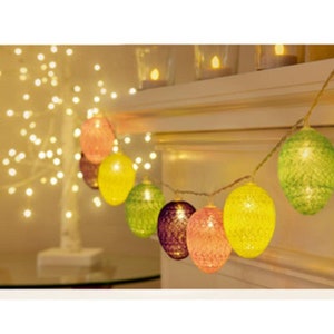 10 Easter Egg String Lights