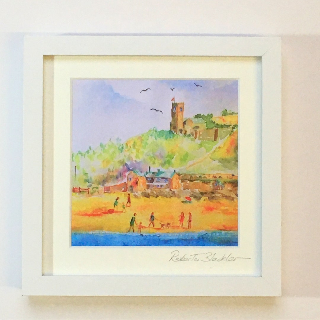 framed-signed-print-of-wembury-beach-and-church-st-werburgh-s-from