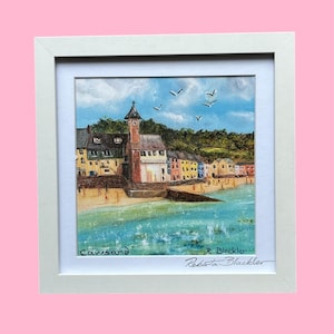 Cornish Seascape Print: Cawsand Coastal Art, Signed Framed Print