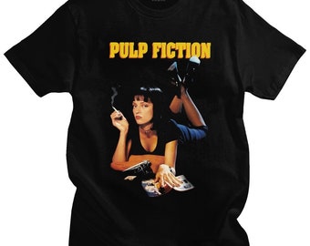 Pulp Fiction Shirt Pulp Fiction Tee Uma Thurman T Shirt Men - Etsy