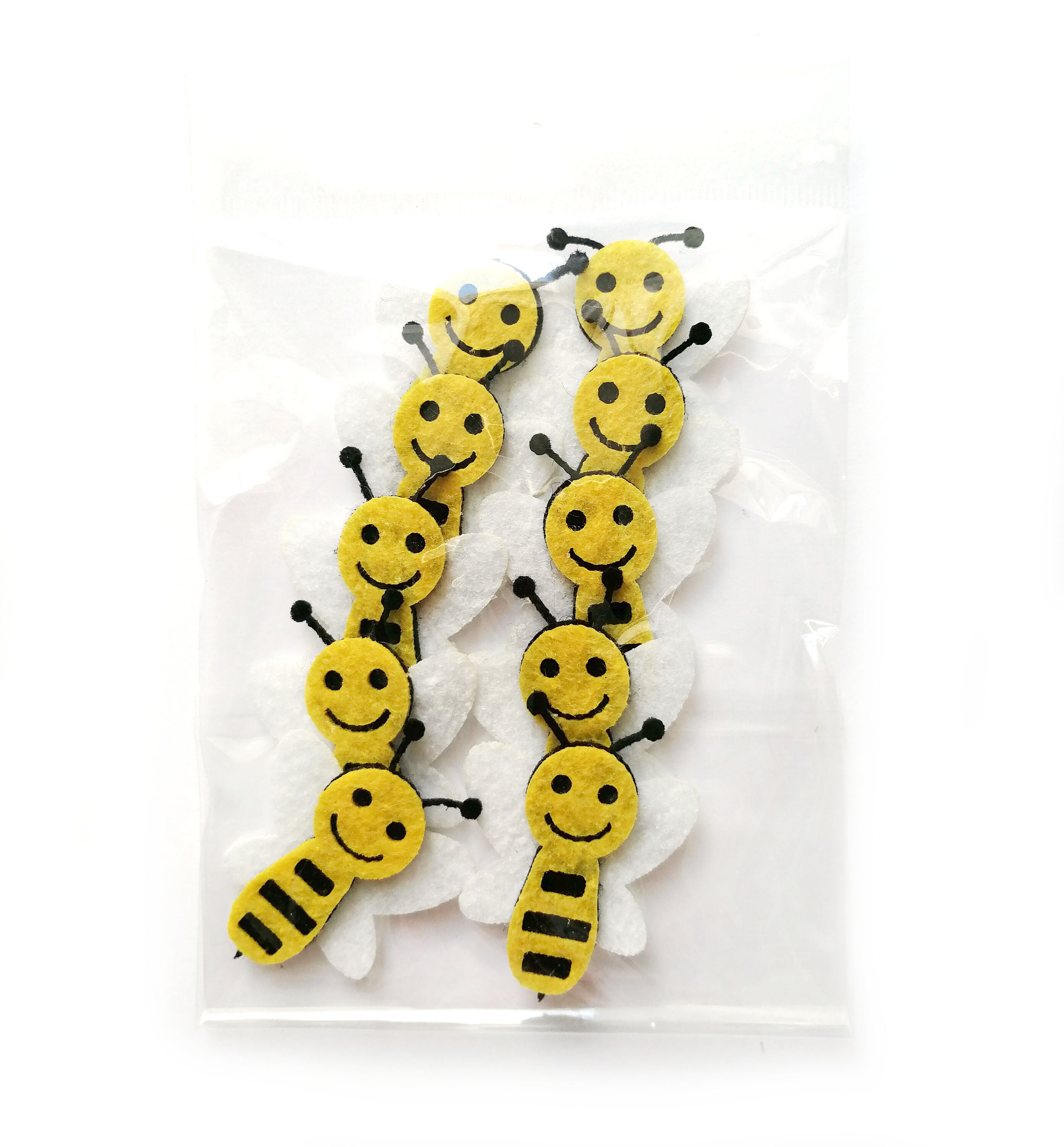 10 Felt bees for crafts Cute Bee Craft Supplies for Baby Etsy