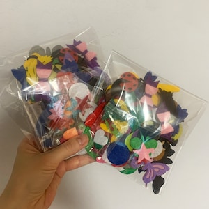 Forme di feltro pretagliate per artigianato, ritagli da 50 forme, fustellatura in feltro, materiali per artigianato, cucito e fibre, forme per libro silenzioso