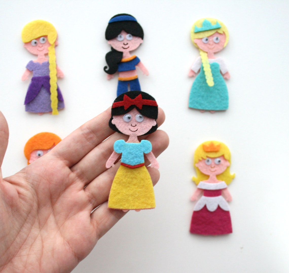 Princess Felt Board Set Felt Board Game Felt Board Stories Etsy