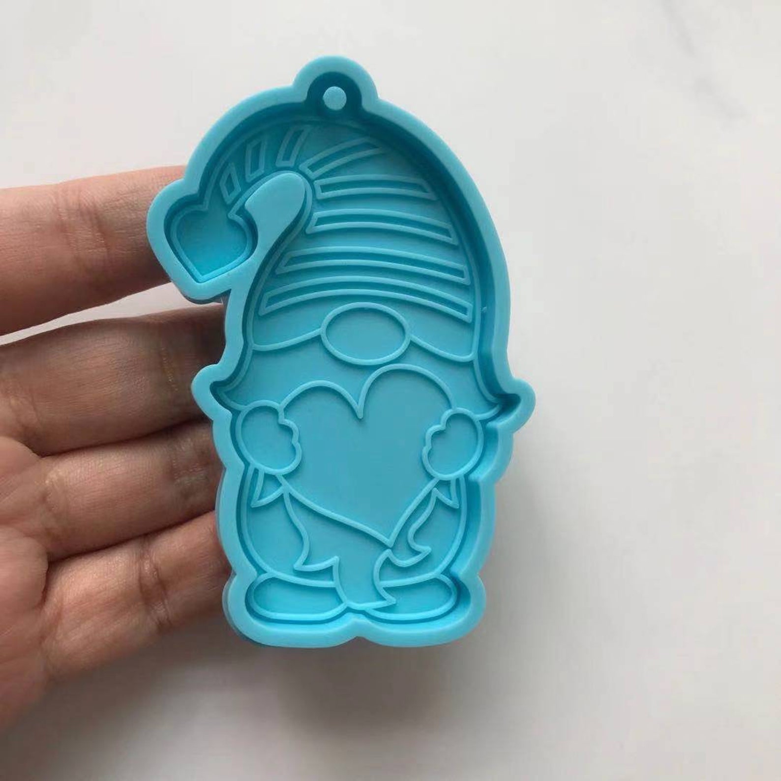 Gnome Silicone mold Keychain resin mold lovely dwarf Etsy