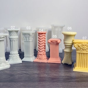 Roman column candle mold  plaster mold aroma candle mold soap mold plaster mold