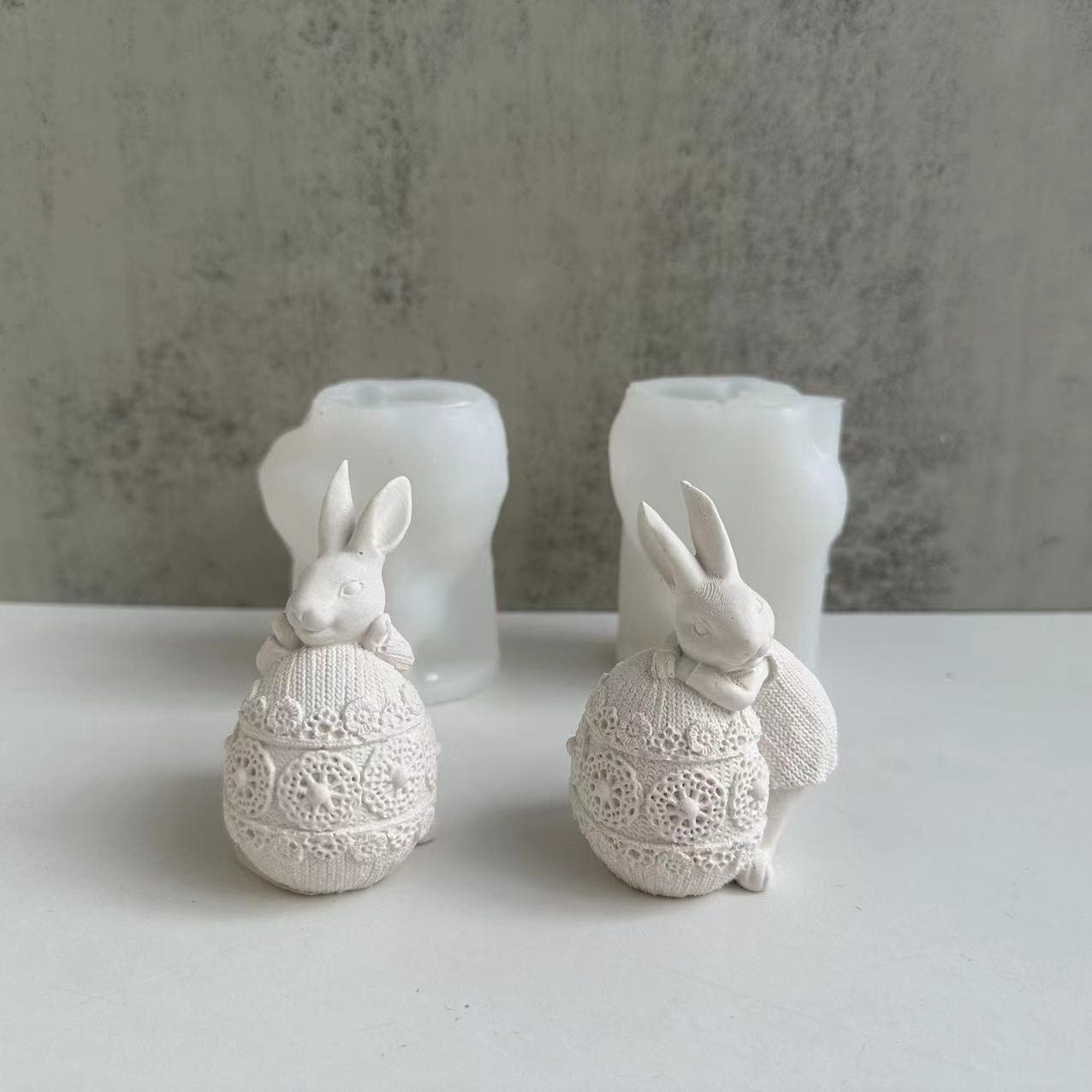 Stampo In Silicone A Forma Di Coniglio Per Candele E Cioccolatini: Muffa Pasquale Riutilizzabile, Ideale Per Resina E Sapone
