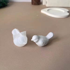 3D cute bird silicone mold