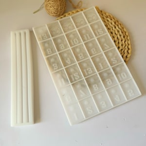 Rummikub Lami Silicone Mold Digital Mahjong Brand Mold Israel Mahjong Epoxy Mold