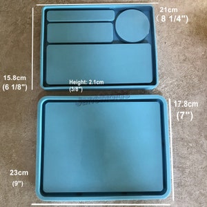 Silicone Mold High Maintenance Rolling Tray Blue Resin Epoxy DIY Craft New  8x6