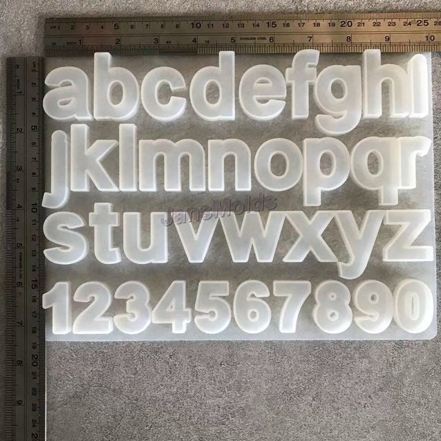 4 Monogram Alphabet Mould – Tulsi Resin Store