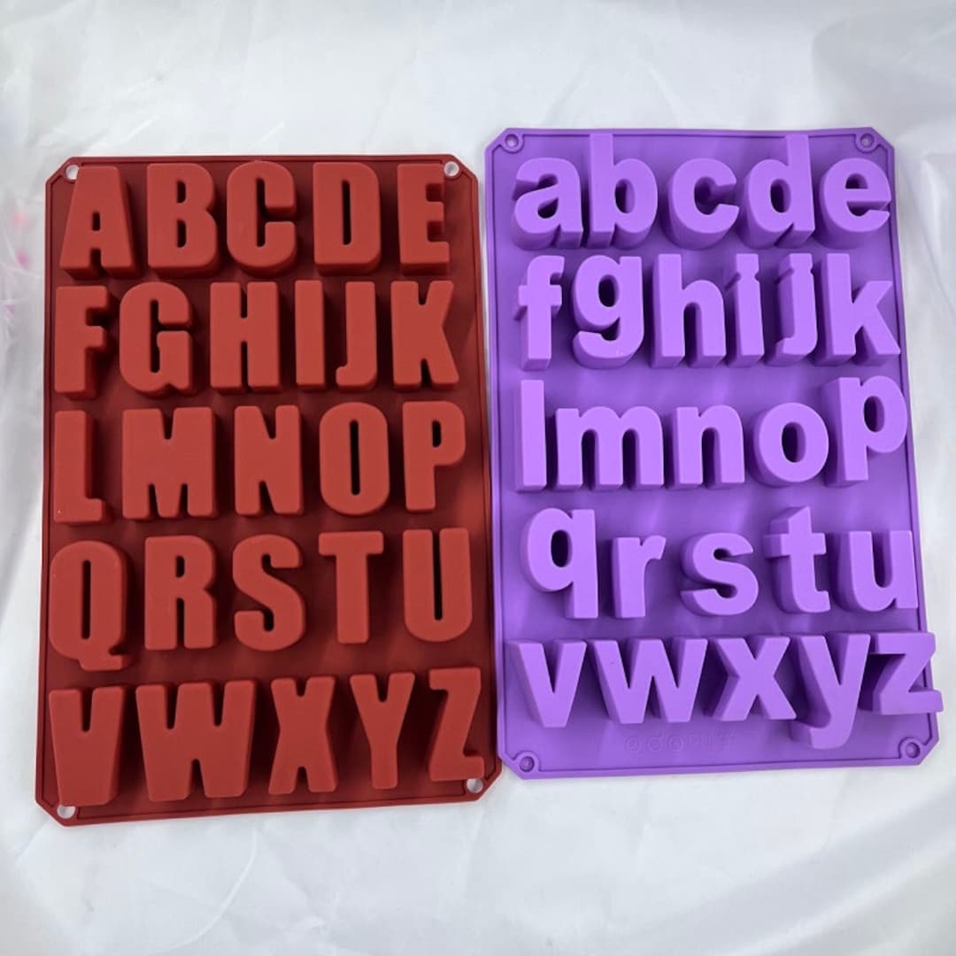 26 Lowercase Letters Mold Capital Letter Mold Pendant Jewelry Mold Chocolate Mold Candy Mold Etsy