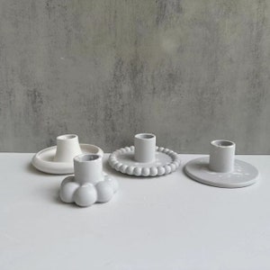 Candle Stand Silicone Mold: Resin/Concrete Craft