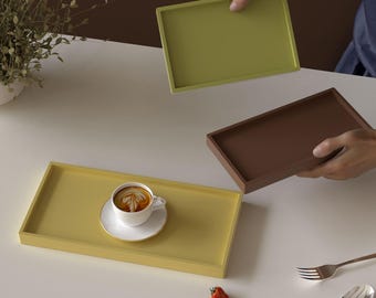 Rectangle Resin Tray Mold: Silicone Trinket Plate