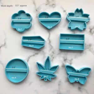 Business Card Holder Silicone Mold: Table Decoration Casting Resin