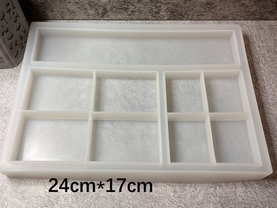 Resin Mold Silicone Kit with Rolling Tray Mold, Ashtray Mold, Jar