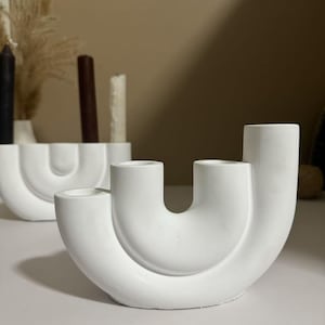 Silicone Mold: Nordic Candle Holder, Jesmonite Resin Craft