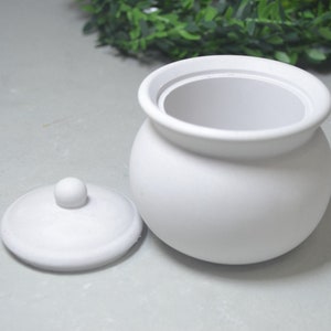 Round Concrete plant pot mold with lid plaster container mold candle vessel mold Nordic decor Jesmonite/Resin Craft