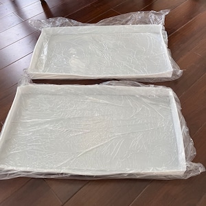 Återanvändbar silikonform för flodbord: Stor resinform (58*30*4 cm) bild 1