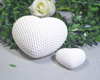 Moule en silicone coeur tissé : fabrication de gâteaux, de bougies et de savon