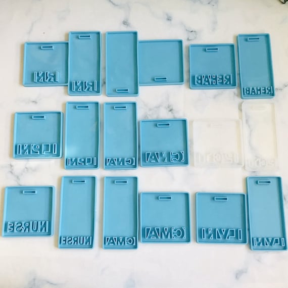 Home & Hobby Molds Medical badge resin mold PTC badge mold