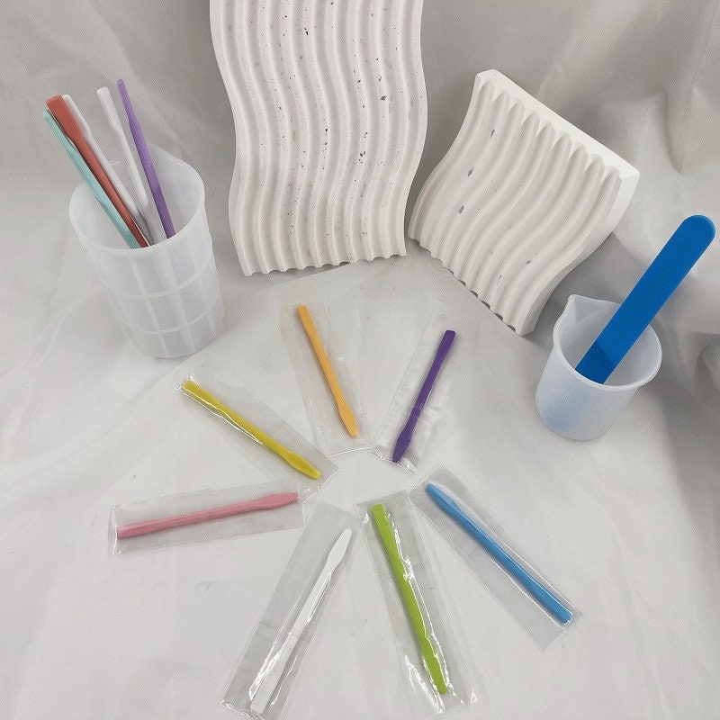 One 160mm Silicone Stir Stick for Use With Epoxy Resin, UV Resin
