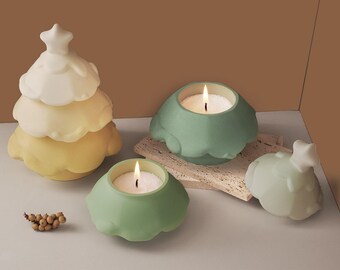 Christmas tree jar mold silicone mold candle jar mold  Merry Christmas  silicone mold  Christmas tree mold