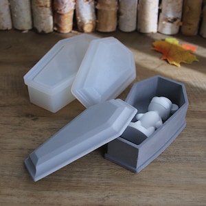 Coffin Box Silicone Mold: Jesmonite Tray, Nordic Decor