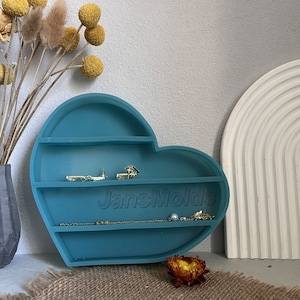 Lotus/Heart/moon tray resin mold  makeup resin tray mold silicone mold organization home decor  resin craft