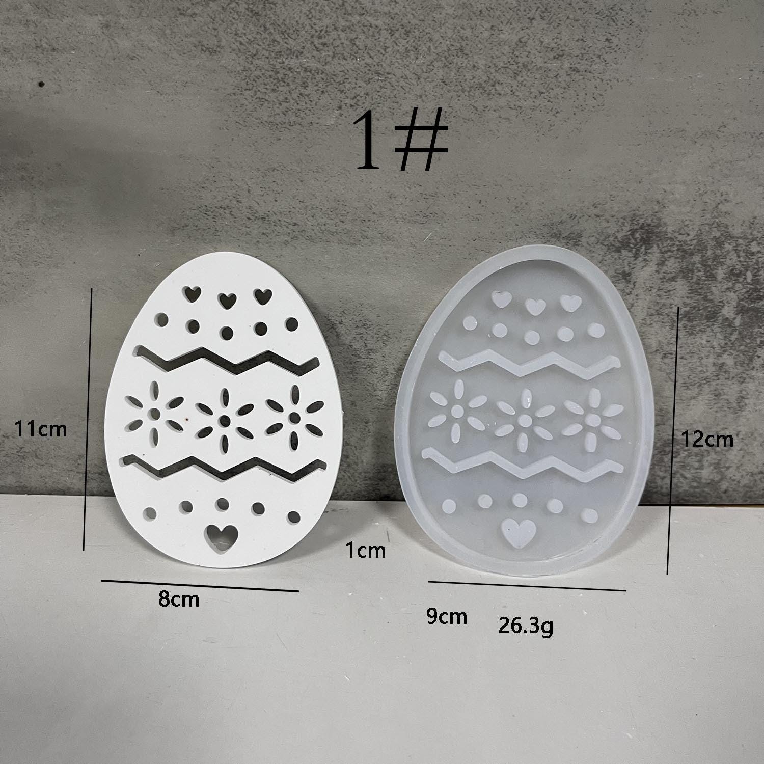Stampo in silicone per luci a LED per uova di Pasqua: colata di resina, stampo in gesso - Italia