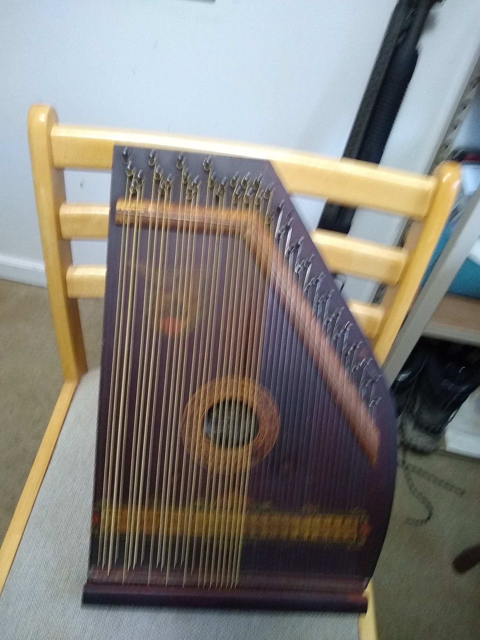 Antique Zither play by numbers Etsy