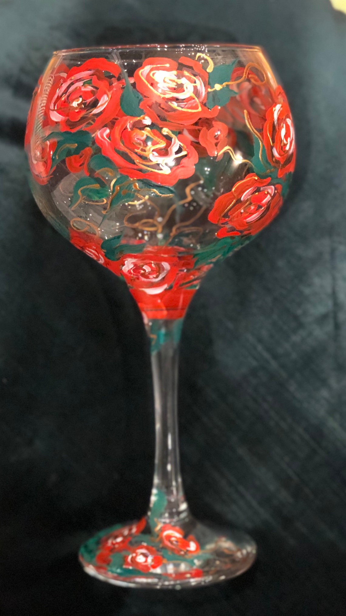 Hand Painted Gin Glasses Hand Decorated Gin Glasses Etsy UK