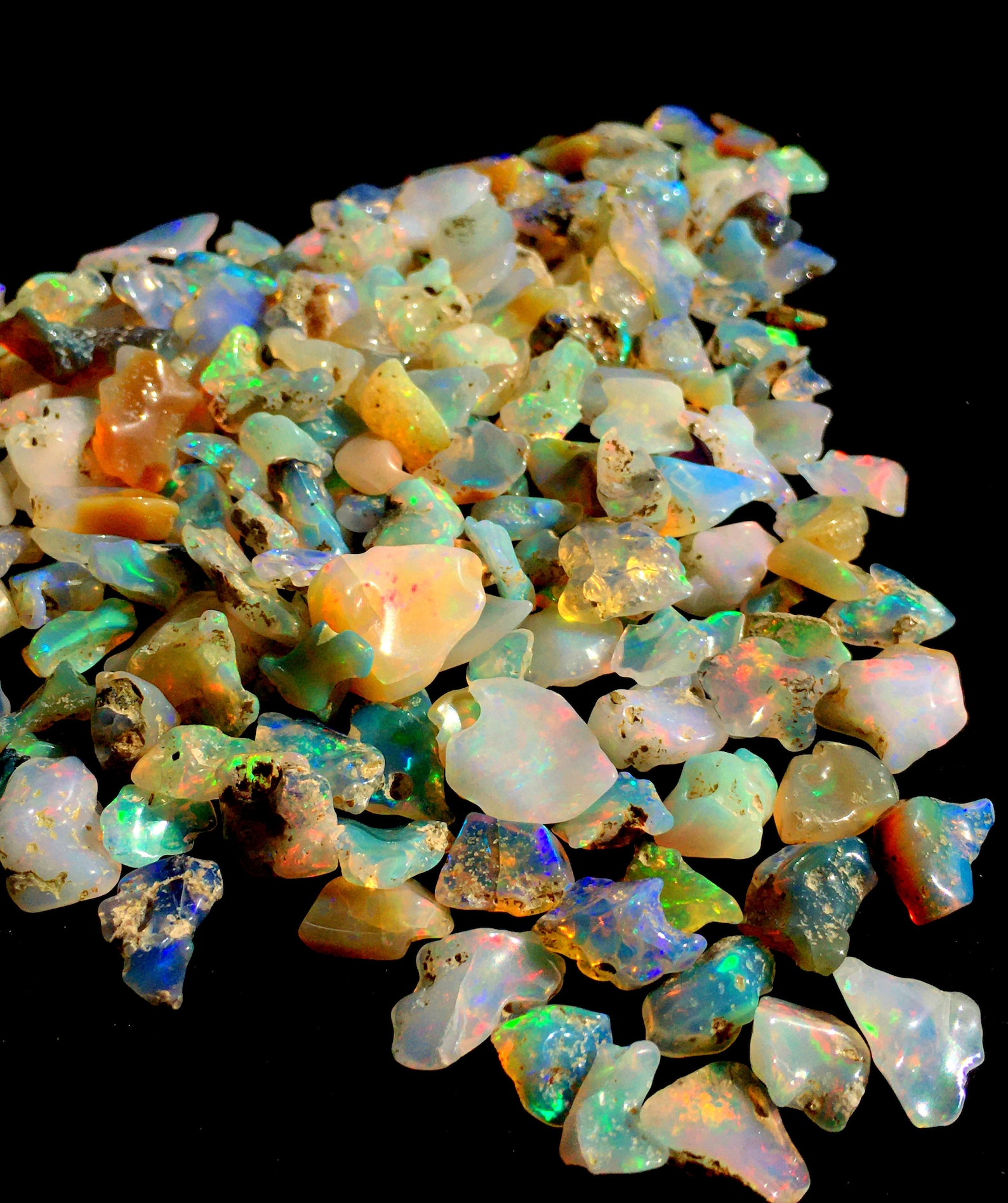 Natural Ethiopian Opal Polish Rough Gemstone 100ct Lot Welo - Etsy