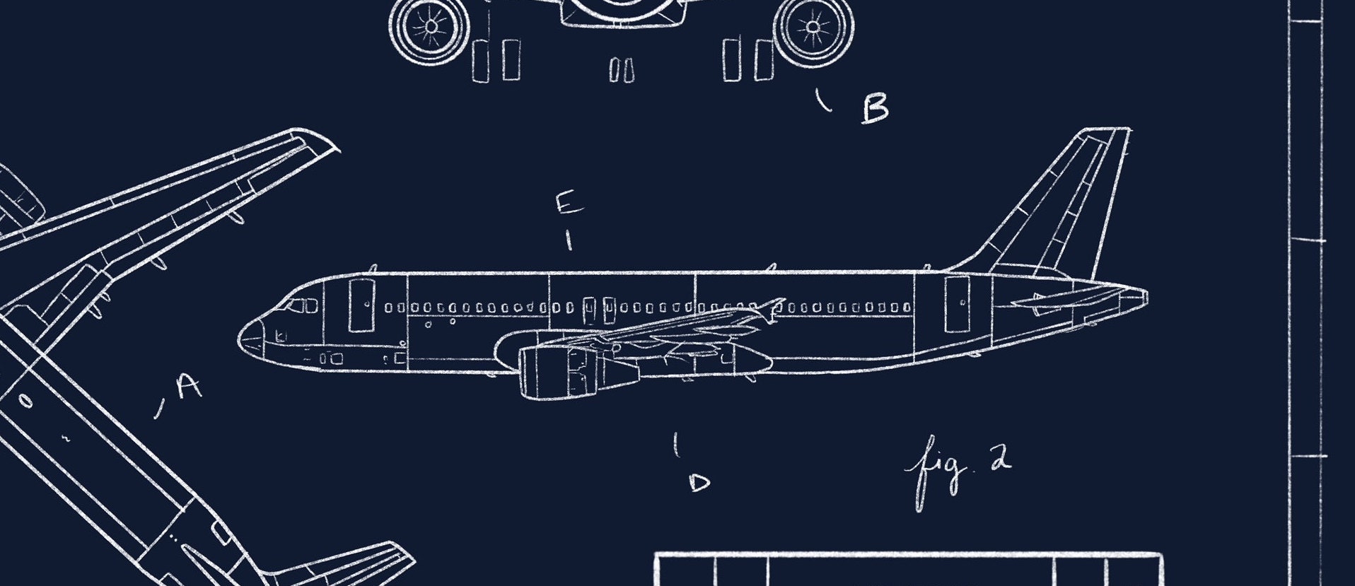 Customizable Airbus A320 Blueprint Illustration - Etsy