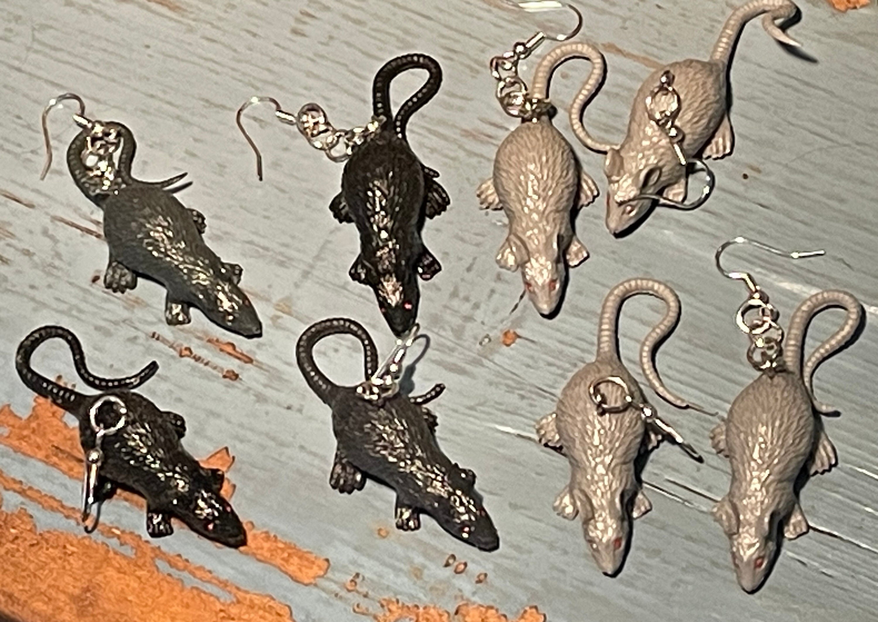 Rat Tail Earrings - Etsy