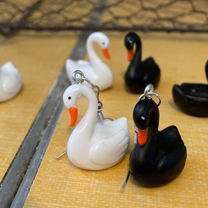 Black swan EaRriNgS....or White Swan...or one black and one white...Choose your Own SwaN adventure!!