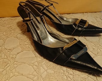 Vintage Vicini Giuseppe Zanotti Gold Scoprion Python Leather Lace
