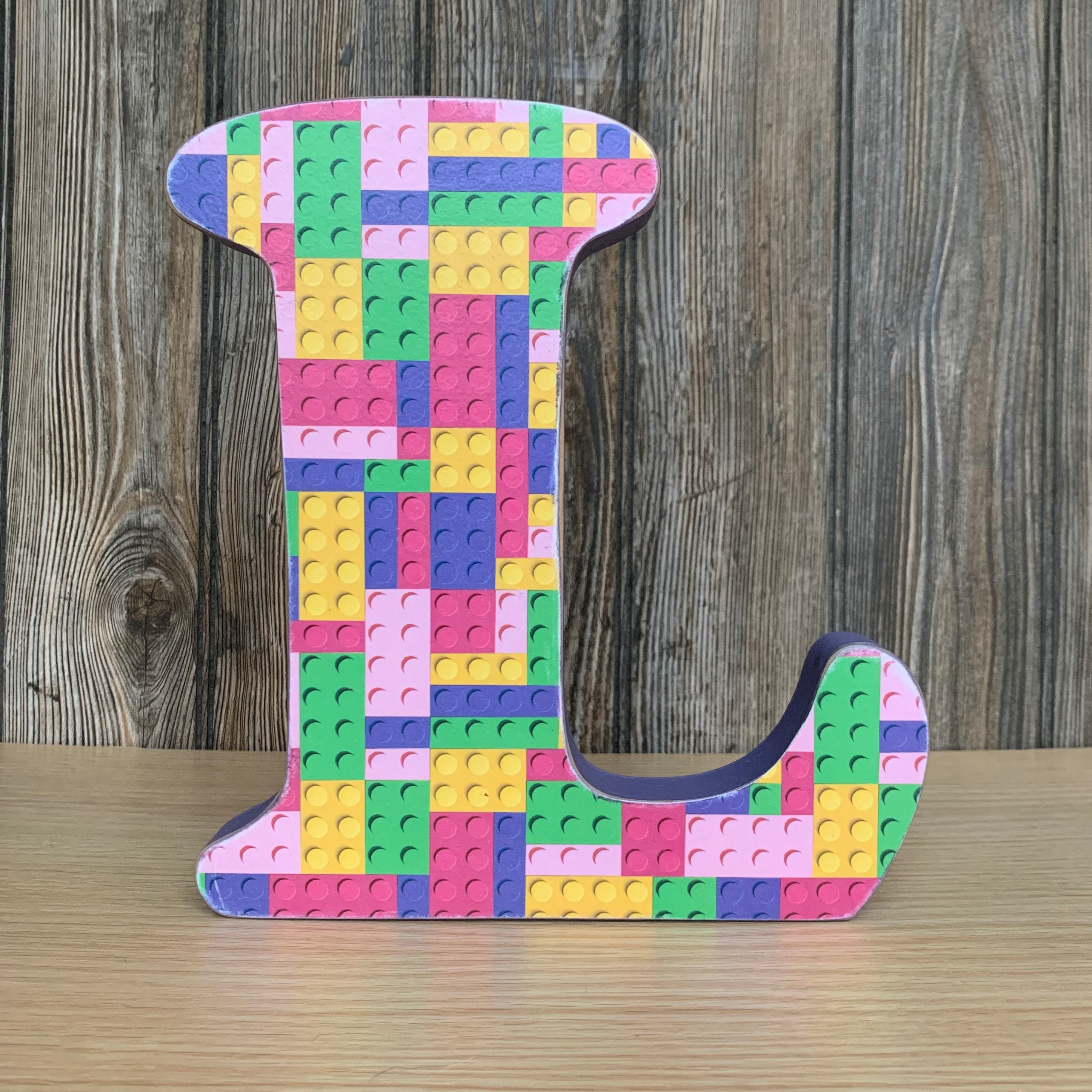 Building Blocks Large Standing Wood Letters Numbers Hashtag Etsy