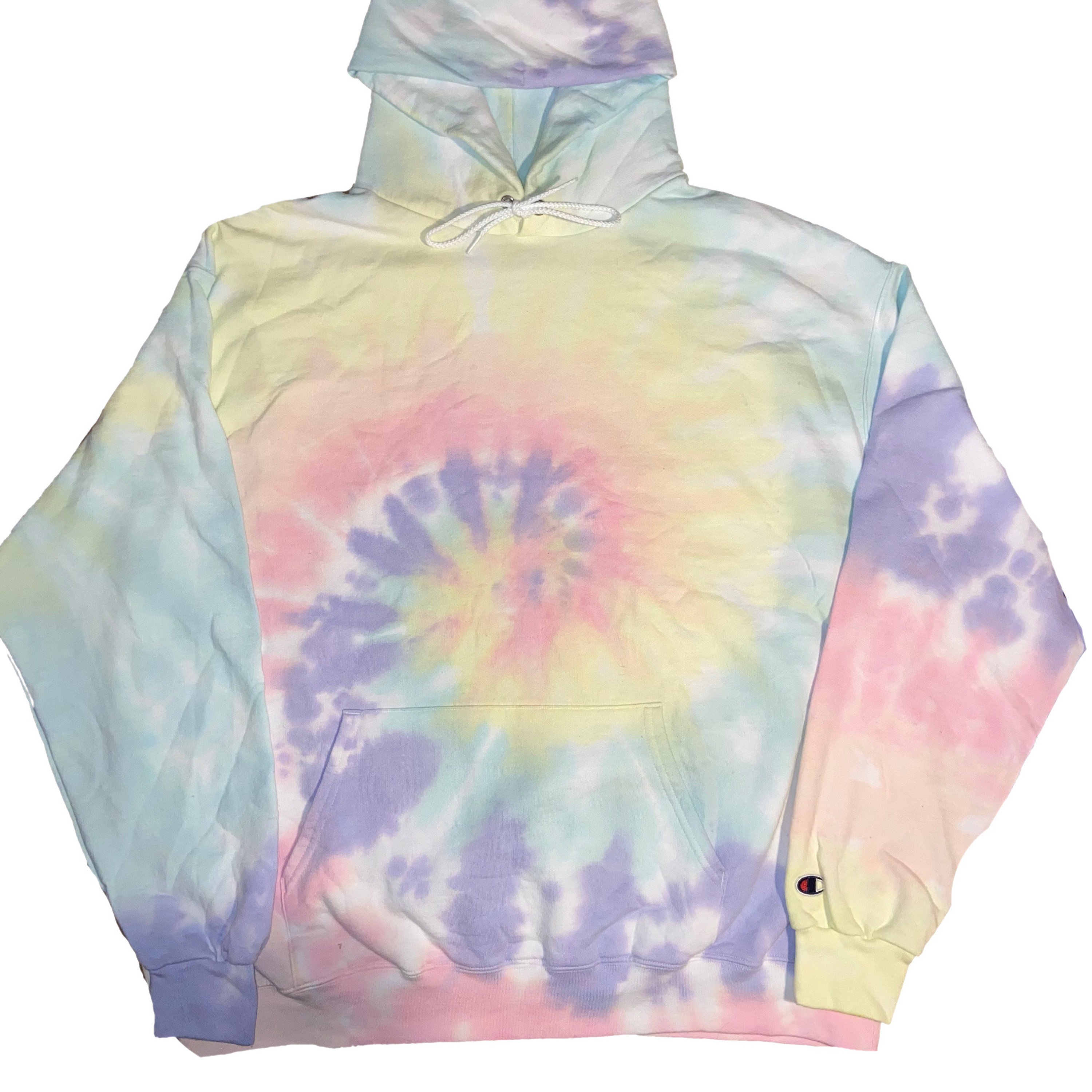 Pastel Rainbow Tie-Dye Hoodie – Era of Artists