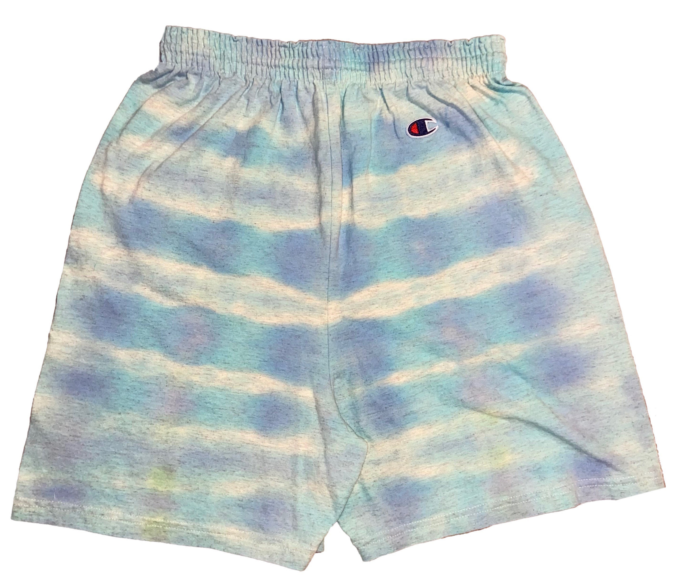 Champion Tie Dye Shorts Small Etsy