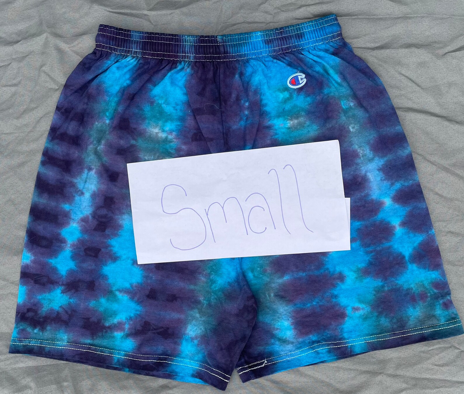 Tie Dye Champion Shorts Etsy
