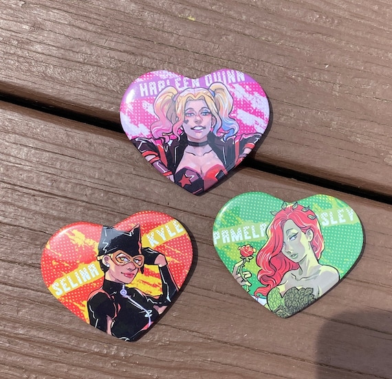 Heartthrob Sirens Pinback Buttons